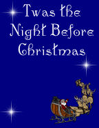 unique twas the night before christmas storybook scrapbook 